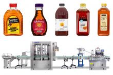 Automatic Honey Bottle Filling Capping Line With Volumetric Piston