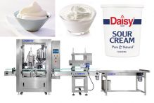 Automatic Cream Filling Machine Line With Rotor Pump