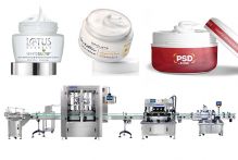  Automatic Cream Lotion Bottle Filling Capping And Labeling Line 