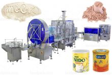High Precision Powder Cans Filling Capping Production Line