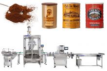 Automatic Coffee Powder Bottle Filling Machine For Cans And Tins