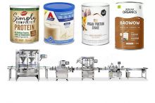 Automatic Protein Milk Powder Canister Filling Seaming Labeling Lines