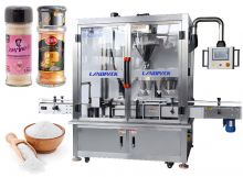 High Accuracy Semi Auto Sea Salt Little Bottle Rotary Filling Capping Machine