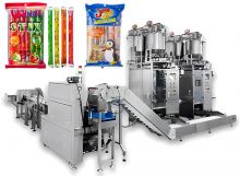 Automatic Liquid Stick Counting Into Pouch Packing Line System