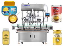 Factory Price Fully Automatic Ghee Oil Filling Machine With Gear Pump