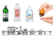 Fully Auto Alcohol Liquor Wine Bottle Filling Capping Labeling Line