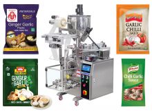Automatic Garlic Paste Viscous Liquid Vertical Form Fill Seal Packing Machine