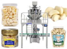 High Speed Automatic Granule Garlic Bottle Jar Filling Machine