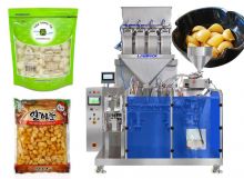 Horizontal Pickled Garlic Pouch Filling Sealing Machine With Linear Weigher