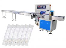 Automatic Cutlery Plastic Spoon Frequency Flow Packing Machine