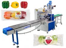 Horizontal Fresh Vegetables Bell Pepper HFFS Flow Packaging Machine