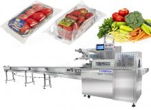 Automatic Reciprocating Vegetable Flow Wrap Packing Machine