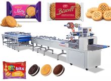 Automatic Feeding Packaging Line for Biscuit Slice Bread Snack Food