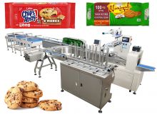 Automatic Cake Toast Feeding Packaging Line Horizontal Bread Flow Pack Machine