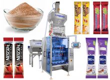Automatic Multi Lane Powder Stick Packing Machine With Vacuum Feeder