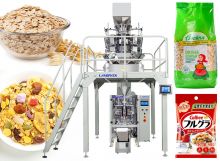Automatic Oatmeal Nuts Grain Vertical Form Fill Seal Weighing Packing Machine