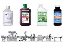 Automatic Medicine Syrup Pharmaceutical 6 Heads Piston Pump Filling Line