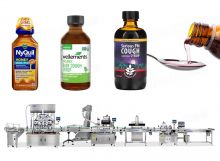 Automatic Pharma Liquid Drug Syrup 6 Heads Piston Pump Bottle Filling Line