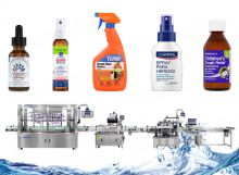 Automatic 10 Heads Pharmaceutical Liquid Gear Pump Bottle Filling Capping And Labeling Line