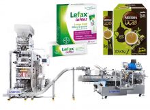 Automatic Multi Lane Stick Pack Powder Fine Granule Packaging Boxing Production Line