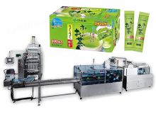 Fully Automatic Multi Lanes Powder Stick Bag Filling Sealing Machine Boxing Line System