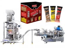 Multi Lane Automatic Protein Powder Stick Packaging Boxing Production Line