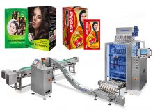 Automatic Multi Lane Shampoo Stick Packaging Machine With Counting Cartoning Machine