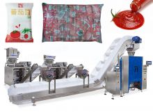 Automatic Multilane Jam Sachet Counting Into Bag Packaging Line