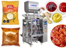 Automatic Chili Sauce Bag Vertical Form Filling Sealing Machine