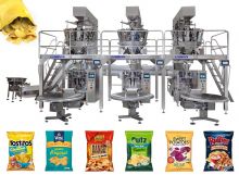 Fully Automatic Granule Vertical Form Fill Seal Packaging Machine Line