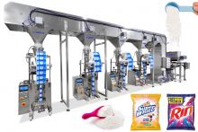 Automatic Detergent Powder Packing System Washing Powder Packaging Line