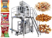 Automatic Nitrogen Packing Machine For Almond Snacks Cereals Nuts Etc