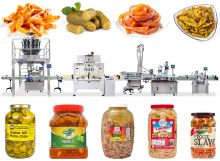 Automatic Pickles Kimchi Assorted Tin Can Bottle Jar Filling Machine Line