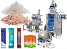 Automatic Powder Stick Bag Packing Machine Line With Vacuum Mixing Tank