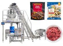 Automatic Frozen Food Sliced Meat Mini Doypack Machine With Metal Detector