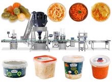 Automatic Pickles Achar Bucket Bottle Packing Machine Pickle Filling Machine Line