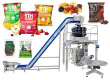 Automatic Dried Fruit Prunes Vertical Pouch Weighing Filling Packaging Machine