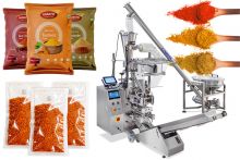 Automatic Spice Chilli Powder Packing Machine With Auger Feeder And Printing