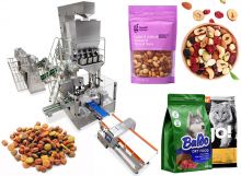 Automatic Rotary Premade Pouch Pet Food Mixing Filling Packaging Machine