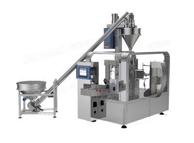 Automatic Powder Premade Bag Filling And Sealing Packaging Machine