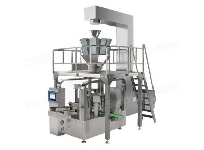 Big Size Premade Pouch Packaging Rotary Packing Machine