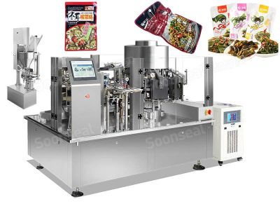 High Speed Full Automatic Vacuum Doypack Vacuum Packing Machine For Sauce Pickles 