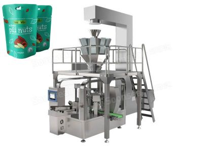 Granule Nuts Packing Stand Up Pouch Filling And Sealing Machine