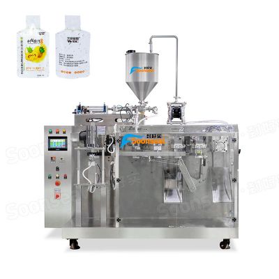 Horizontal Juice Doypack Pouch Packing Machine