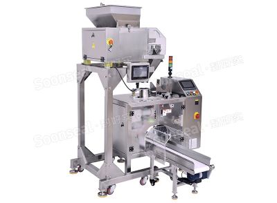 Semi-Automatic Mini Premade Pouch Filling Machine With 4 Head Weigher