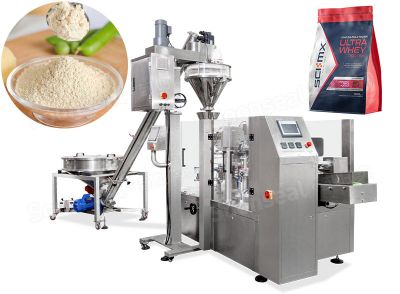 Automatic Rotary Packing Protein Powder Packaging Machine