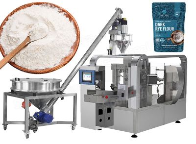 Automatic Flour Powder Doy Bag Filling And Sealing Machine