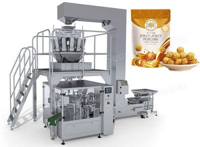 Fully Automatic Popcorn Packing Machine With Multi Weigher