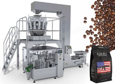 Fully Automatic Coffee Rotary Packing Machine With Multi Weigher