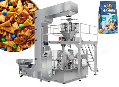 Multifunction Rotary Snack Packing Machine With Multi Weigher